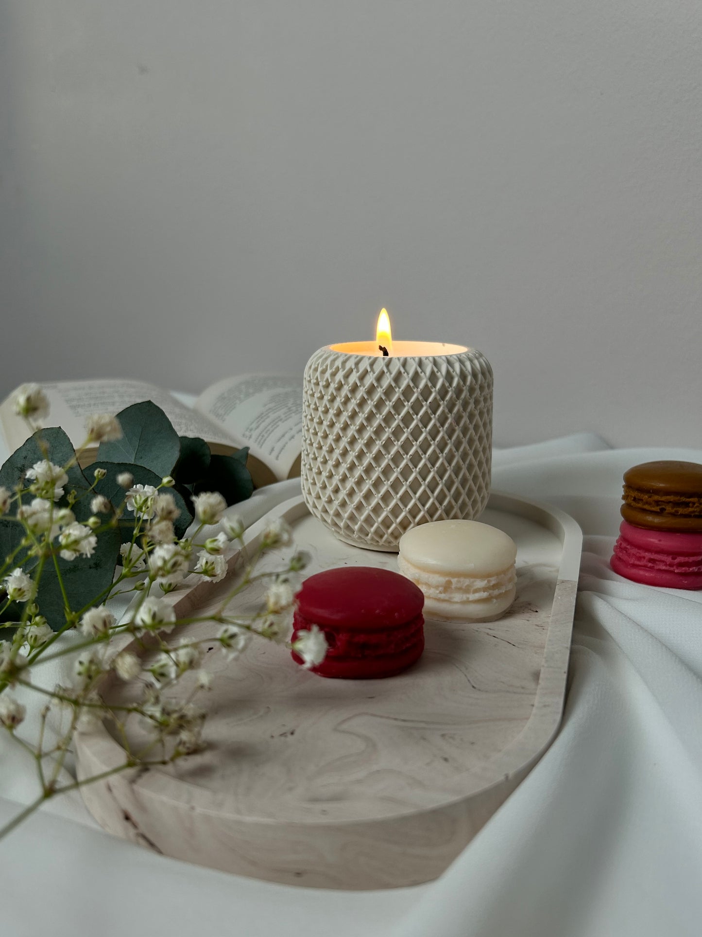 Fondant macaron - CERISE ( 2 unités)